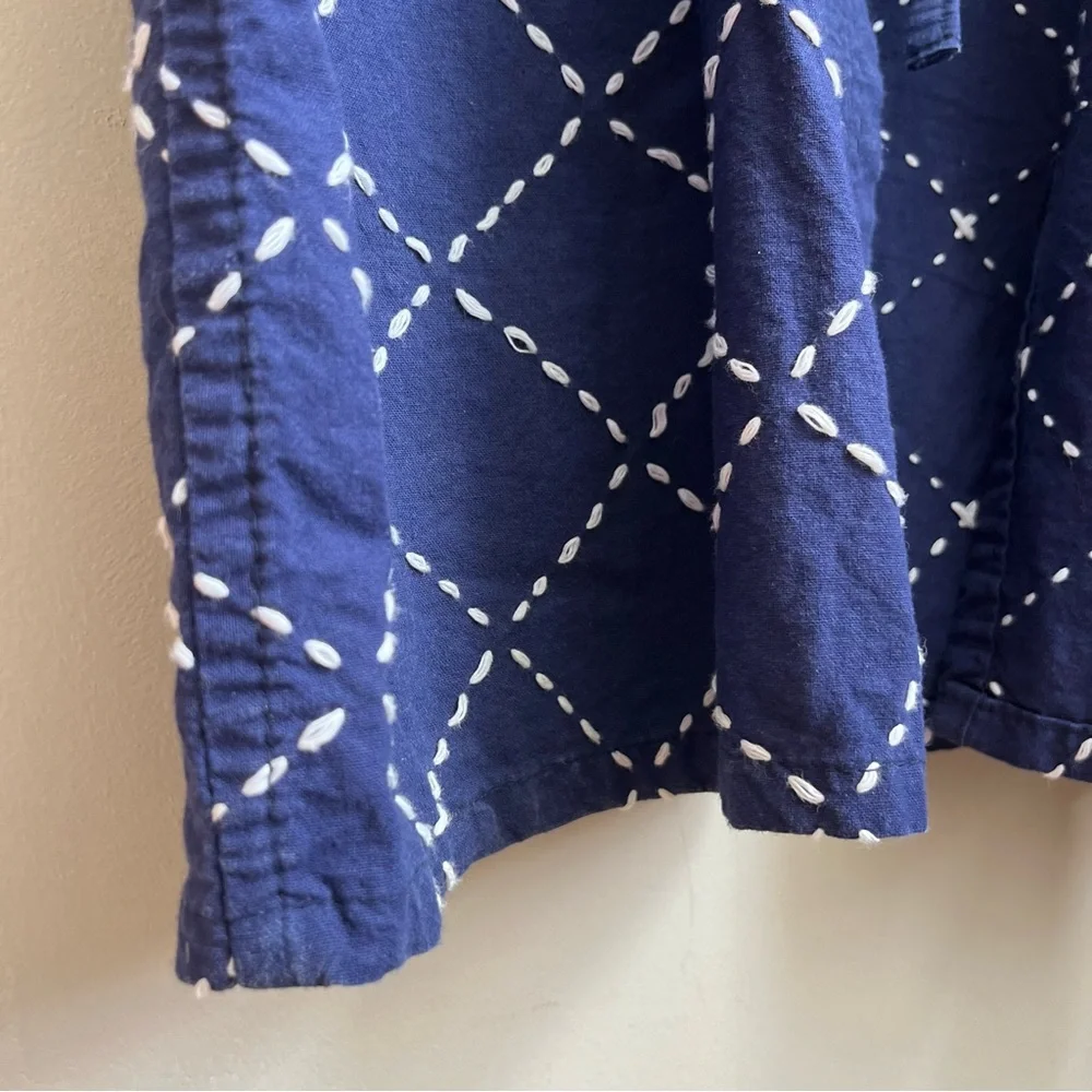 kiriko hand-stitched sashiko cotton haori jacket - Picture 7 of 14